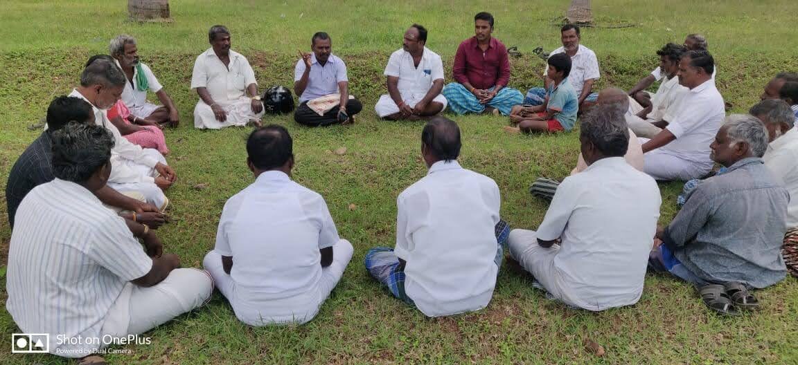 Women's self-help group meeting